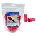 Standard Red Screw-On Wire Connector 22-10 AWG 100/Bag #WCS-Red-C