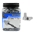 Winged Gray Screw-On Wire Connectors 18-8 AWG 250/Jar #WCW-Gray-CCL