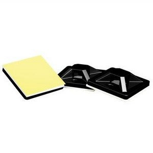 .50" UV Black Adhesive Cable Tie Mounts 100/bag Part # CM50-0C