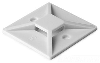 .50" Natural Adhesive Cable Tie Mounts 100/bag Part # CM50-9C