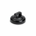 Magnetic Cable Tie Mount, Small, 0.75" Dia, Neodymium Magnet/POM/ST, 10lb Pull Force, Black, 100/bg