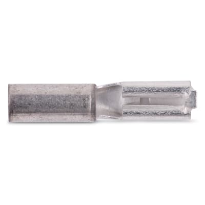 Sta-Kon Non-Insulated Disconnect Terminal, 16-14 AWG, 0.110 in Tab, Metallic, 1000 Pack