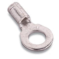 Sta-Kon Non-Insulated Ring Terminal, 16-14 AWG, #6 Stud, Metallic, 500 Pack