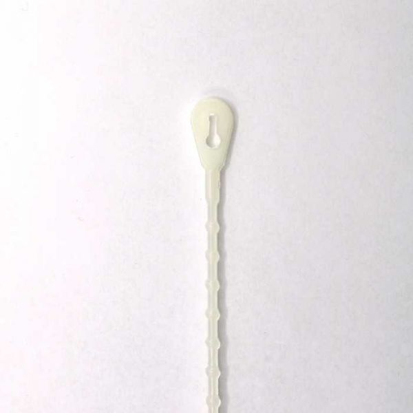 4" 18lb Natural Beaded Cable Ties 1000/bag Part # Bead-4-18-9M