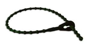 8" 75lb UV Black Beaded Cable Ties 1,000/bag Part # Bead-8-75-0M