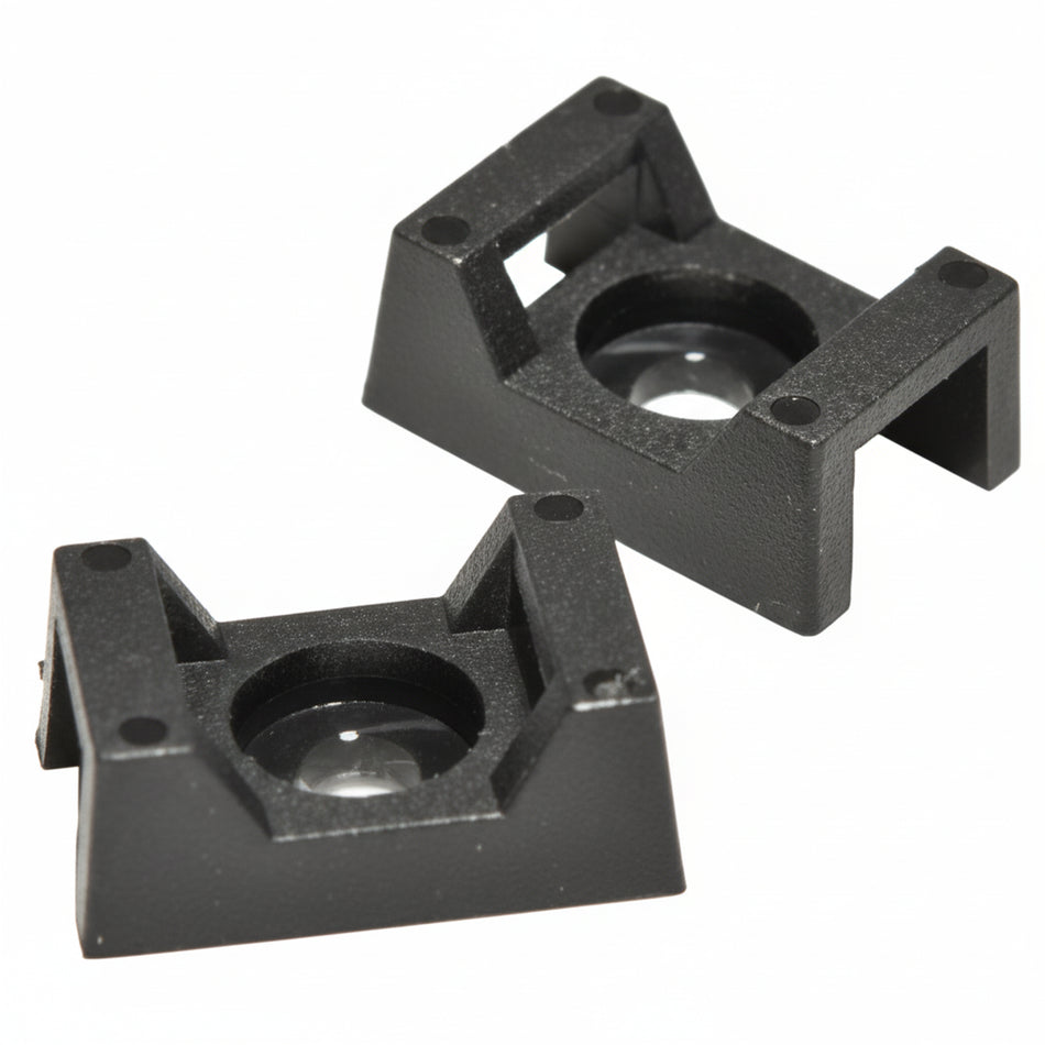 Saddle Support Mounting Base UV Black #10 Screw 100/bag Part #CTM10-0C