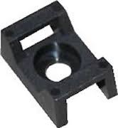 Saddle Support Mounting Base UV Black #1/4" Screw 100/bag Part # CTM25-0C