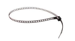 7" 40lb Black Ladder Style Nylon Cable Ties 1000/bag Part #Ladder7-40-0M