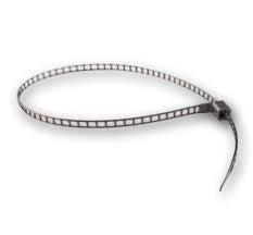 7" 40lb Black Ladder Style Nylon Cable Ties 1000/bag Part #Ladder7-40-0M
