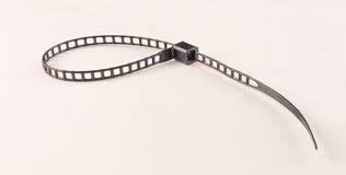 7" 40lb Black Ladder Style Nylon Cable Ties 1000/bag Part #Ladder7-40-0M