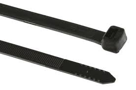 8" 60lb UV Black Polypropylene Cable Ties 100/bag Part #PP8-60-0C
