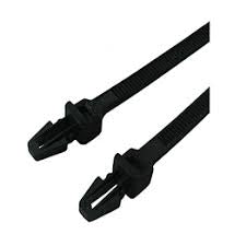 Push-Mount Cable Ties Without Wings