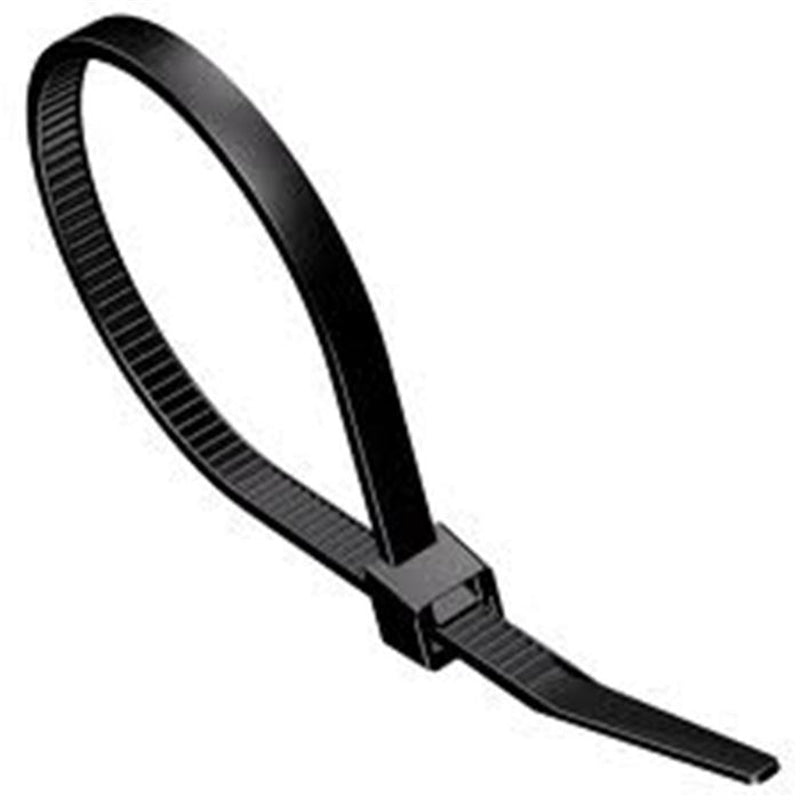 11" 50lb Black Pawl Releasable Cable Ties 100/bag Part # RT11-50-0C-.19