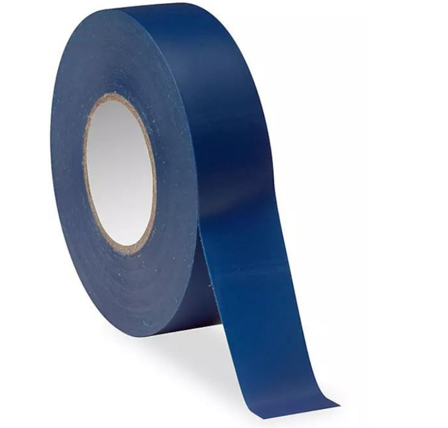 Blue Vinyl Electrical Tape 3/4" x 66ft x 7.5 mil