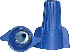 Winged Blue Wire Connector 14-6, 100/bag