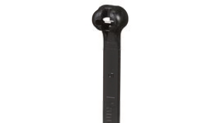 Panduit 8”  120lb UV Black Weather Resistant Dome-Top Barb Ty Cable Ties 250/bag Part # BT2LH-TL0