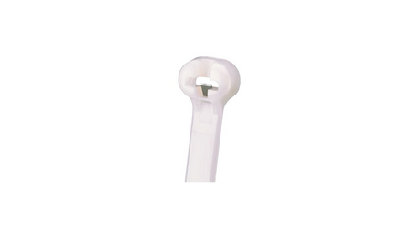 Panduit 8” 18lb. Natural Dome-Top Barb Ty Cable Ties 1000/bag Part # BT2M-M