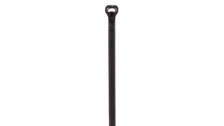 Panduit 8” 18lb. Black Heat Stabilized Dome-Top Barb Ty Cable Ties 1000/bag Part # BT2M-M30