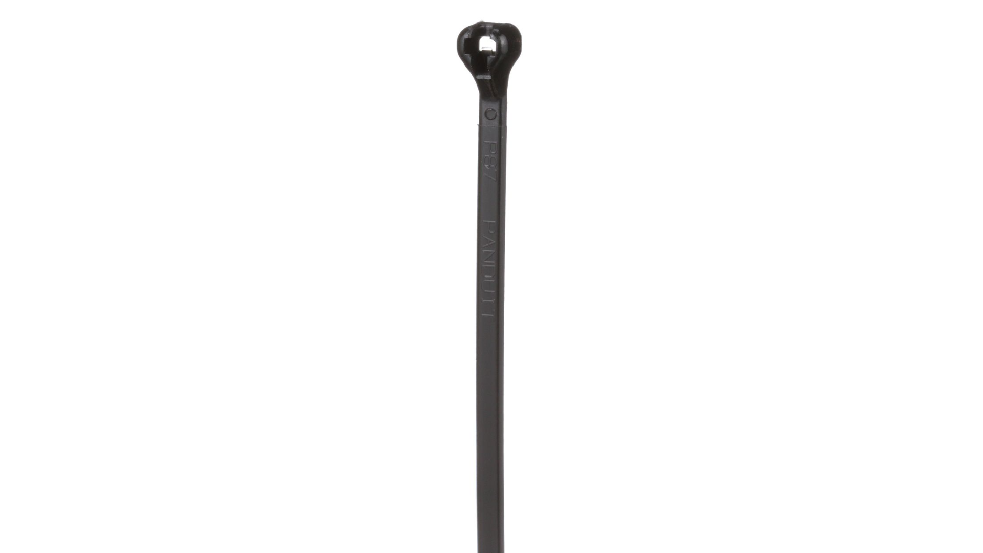 Panduit 8” 18lb. Black Heat Stabilized Dome-Top Barb Ty Cable Ties 1000/bag Part # BT2M-M30