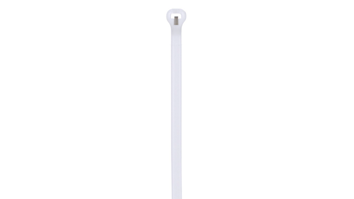 Panduit 8” 18lb. Natural Dome-Top Barb Ty Cable Ties 1000/bag Part # BT2M-M