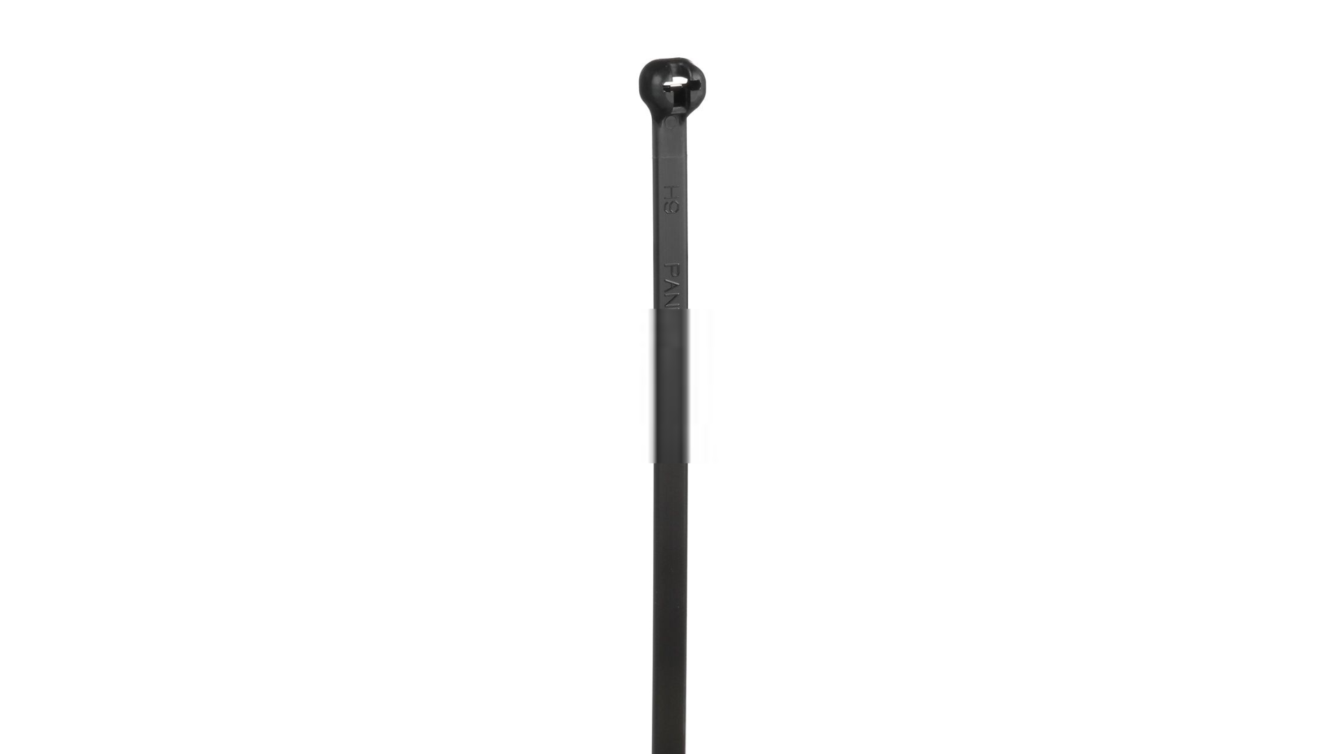 Panduit 8” 50lb. Black Heat Stabilized Dome-Top Barb Ty Cable Ties 1000/bag Part # BT2S-M30
