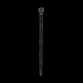 Panduit 8” 50lb. Black Heat Stabilized Dome-Top Barb Ty Cable Ties 1000/bag Part # BT2S-M30