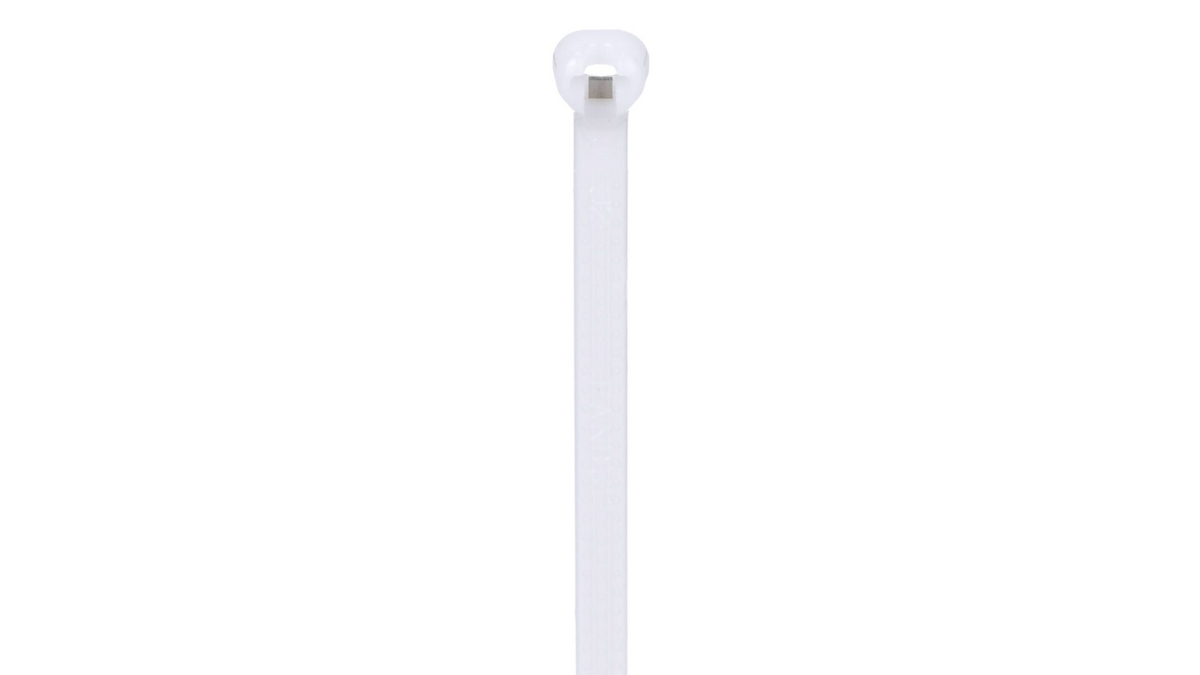 Panduit 11” 40lb. Natural Dome-Top Barb Ty Cable Ties 1000/bag Part # BT3I-M