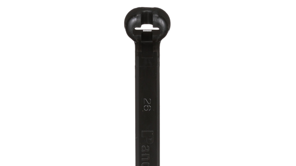 Panduit 11” 120lb. UV Black Weather Resistant Dome-Top Barb Ty Cable Ties 50/bag Part # BT3LH-L0