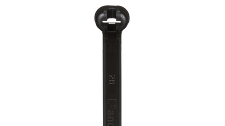 Panduit 11” 120lb. UV Black Weather Resistant Dome-Top Barb Ty Cable Ties 50/bag Part # BT3LH-L0