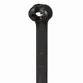 Panduit 11” 120lb. UV Black Weather Resistant Dome-Top Barb Ty Cable Ties 50/bag Part # BT3LH-L0