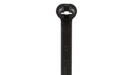Panduit 11” 120lb. Black UV Weather Resistant Dome-Top Barb Ty Cable Ties 250/bag Part # BT3LH-TL0