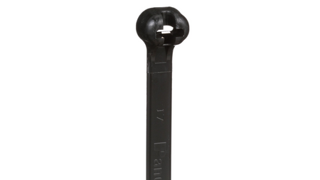 Panduit 11” 120lb. Black UV Weather Resistant Dome-Top Barb Ty Cable Ties 250/bag Part # BT3LH-TL0