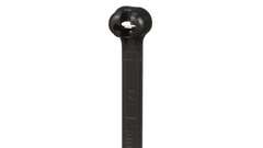Panduit 11” 120lb. Black UV Weather Resistant Dome-Top Barb Ty Cable Ties 250/bag Part # BT3LH-TL0