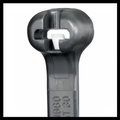 Panduit 14" 18 UV Black Weather Resistant Dome-Top Barb Ty Cable Ties 1000/bag Part #BT4M-M0