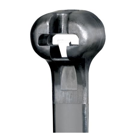 Panduit 14&quot; 18 UV Black Weather Resistant Dome-Top Barb Ty Cable Ties 1000/bag Part #BT4M-M0