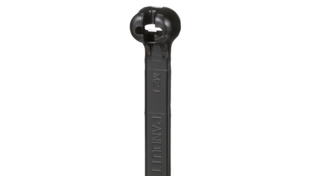 Panduit 24” 120lb. Black UV Weather Resistant Dome-Top Barb Ty Cable Ties 100/bag Part # BT7LH-C0