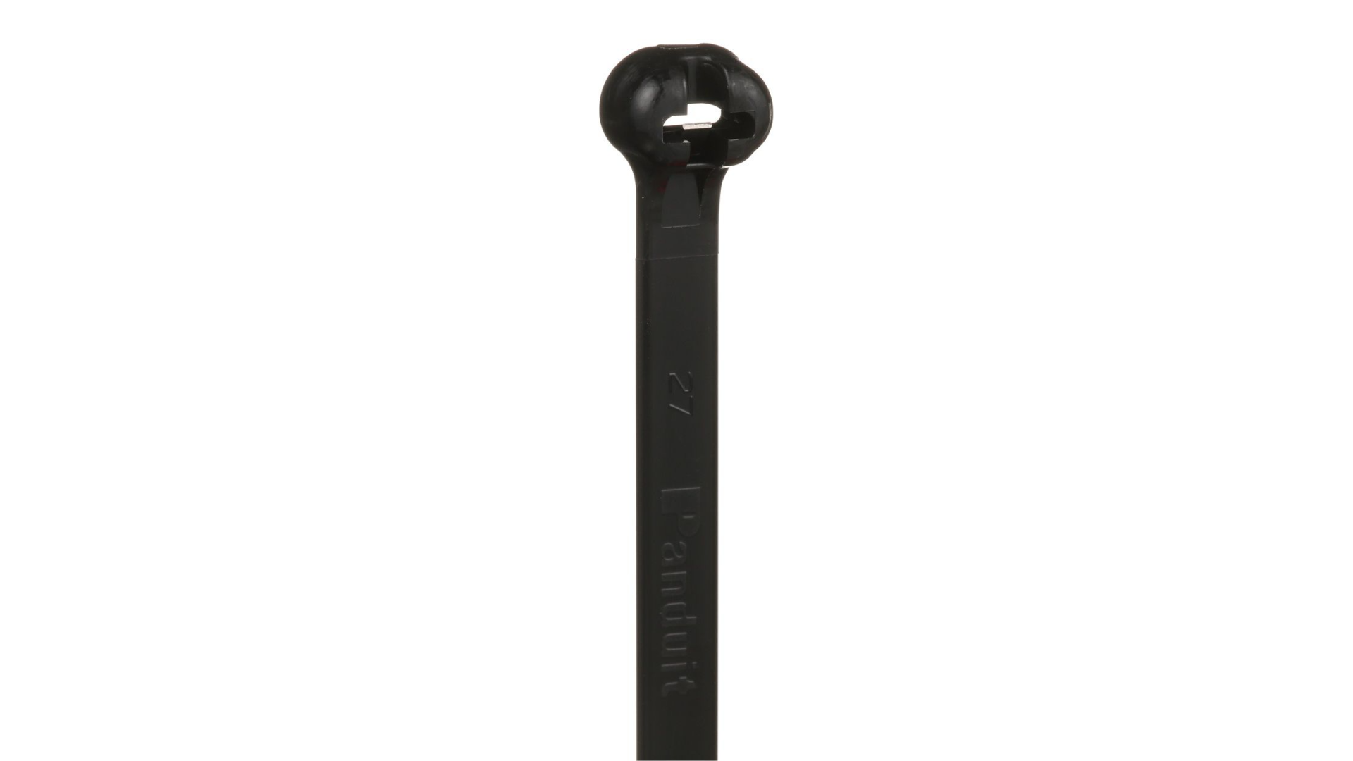 Panduit 27” 120lb. Black UV Weather Resistant Dome-Top Barb Ty Cable Ties 100/bag Part # BT8LH-C0