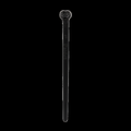 Panduit 27” 120lb. Black UV Weather Resistant Dome-Top Barb Ty Cable Ties 100/bag Part # BT8LH-C0