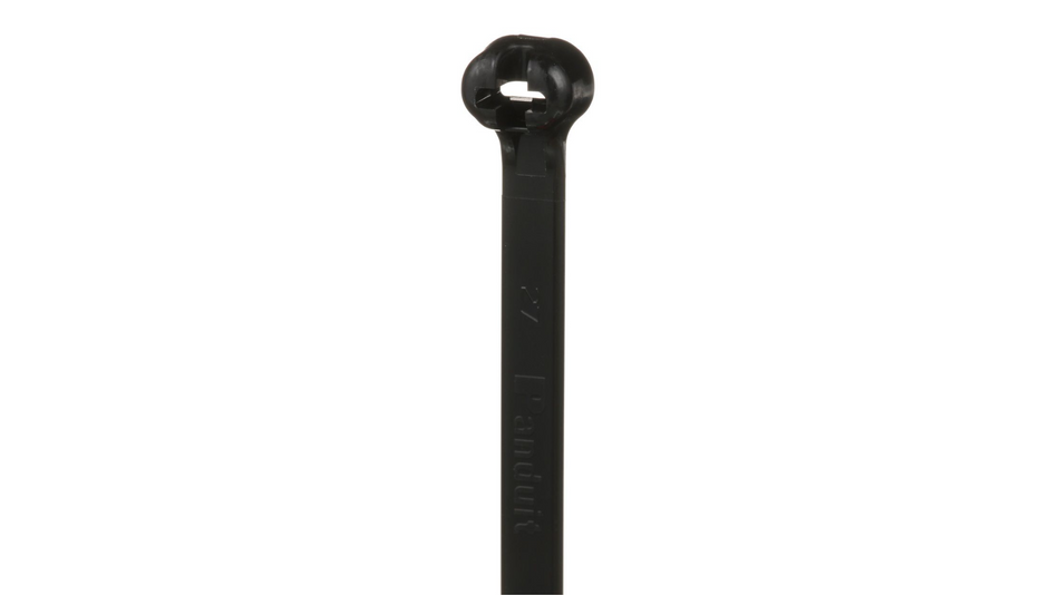 Panduit 27” 120lb. Black UV Weather Resistant Dome-Top Barb Ty Cable Ties 100/bag Part # BT8LH-C0