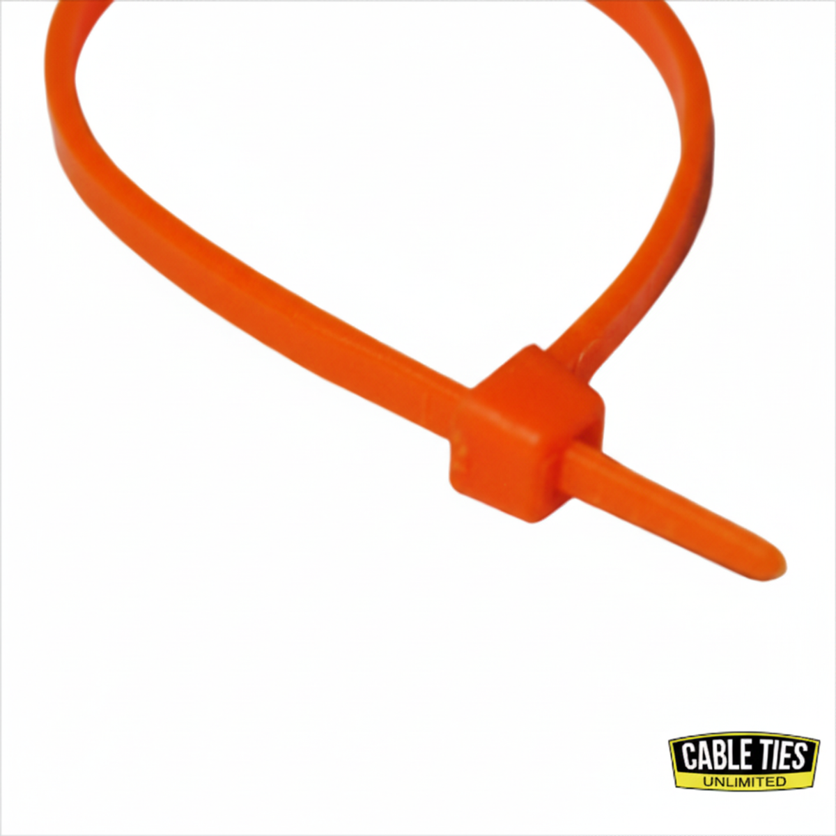 6" 40lb Orange Cable Ties 100/bag Part # C6-40-Orange