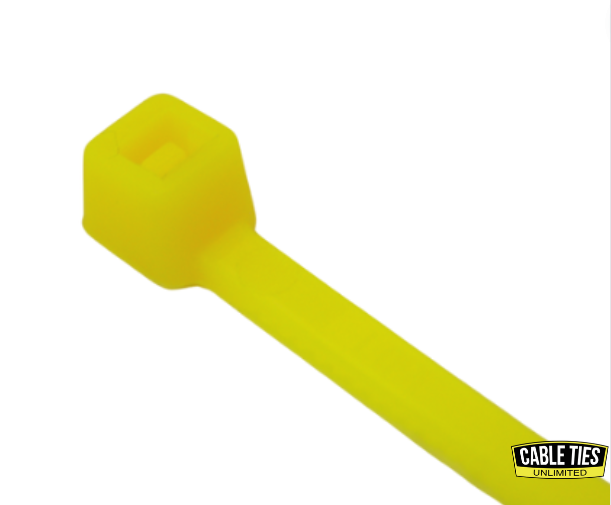 4" 18lb Yellow Cable Ties 100/bag Part # C4-18-Yellow