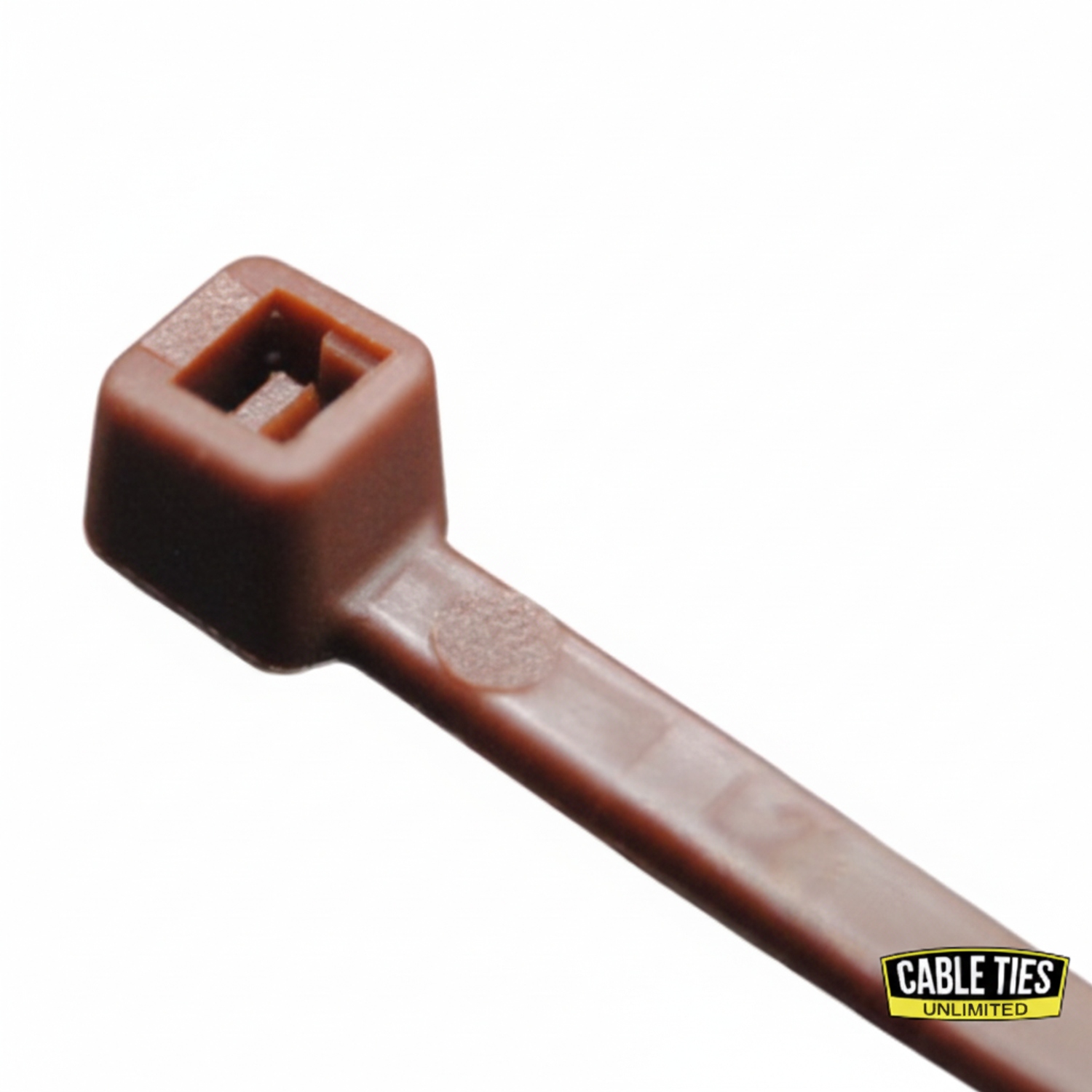 4" 18lb Brown Cable Ties 100/bag Part # C4-18-Brown