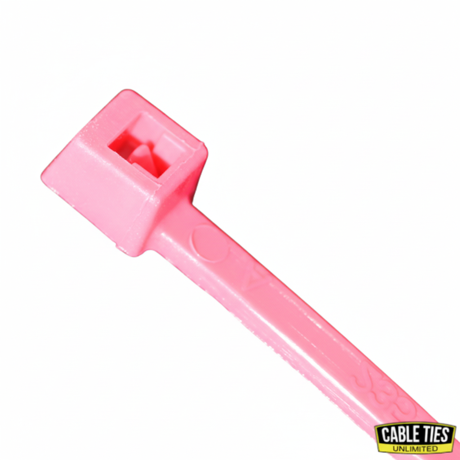 4" 18lb Florescent Pink Cable Ties Part # C4-18-Flo Pink 100/Bag