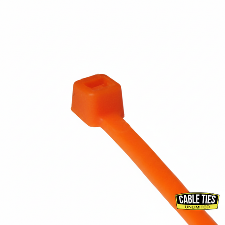 4" 18lb Orange Cable Ties 100/bag Part # C4-18-Orange