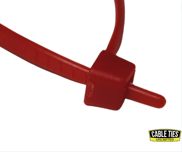 4" 18lb Red Cable Ties 100/bag Part # C4-18-Red