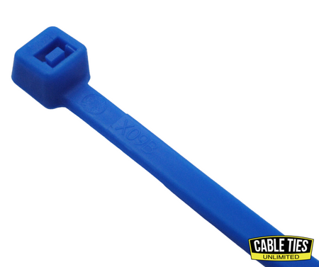 6" 40lb Blue Cable Ties 100/bag Part # C6-40-Blue 3