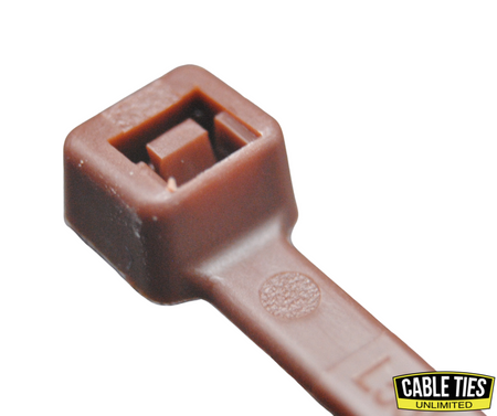 6" 40lb Brown Cable Ties 100/bag Part # C6-40-Brown 2