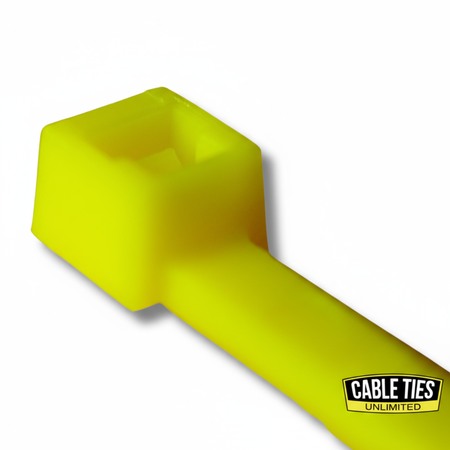 6" 40lb Florescent Yellow Cable Ties 100/bag Part # C6-40-Flor Yellow 1