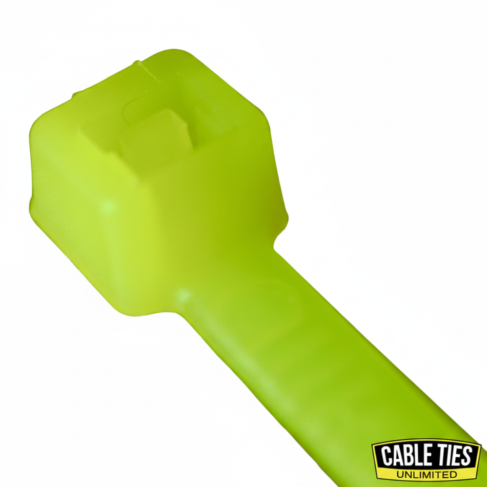 8" 50lb Florescent Green Cable Ties 100/bag Part # C8-50-Flo Green