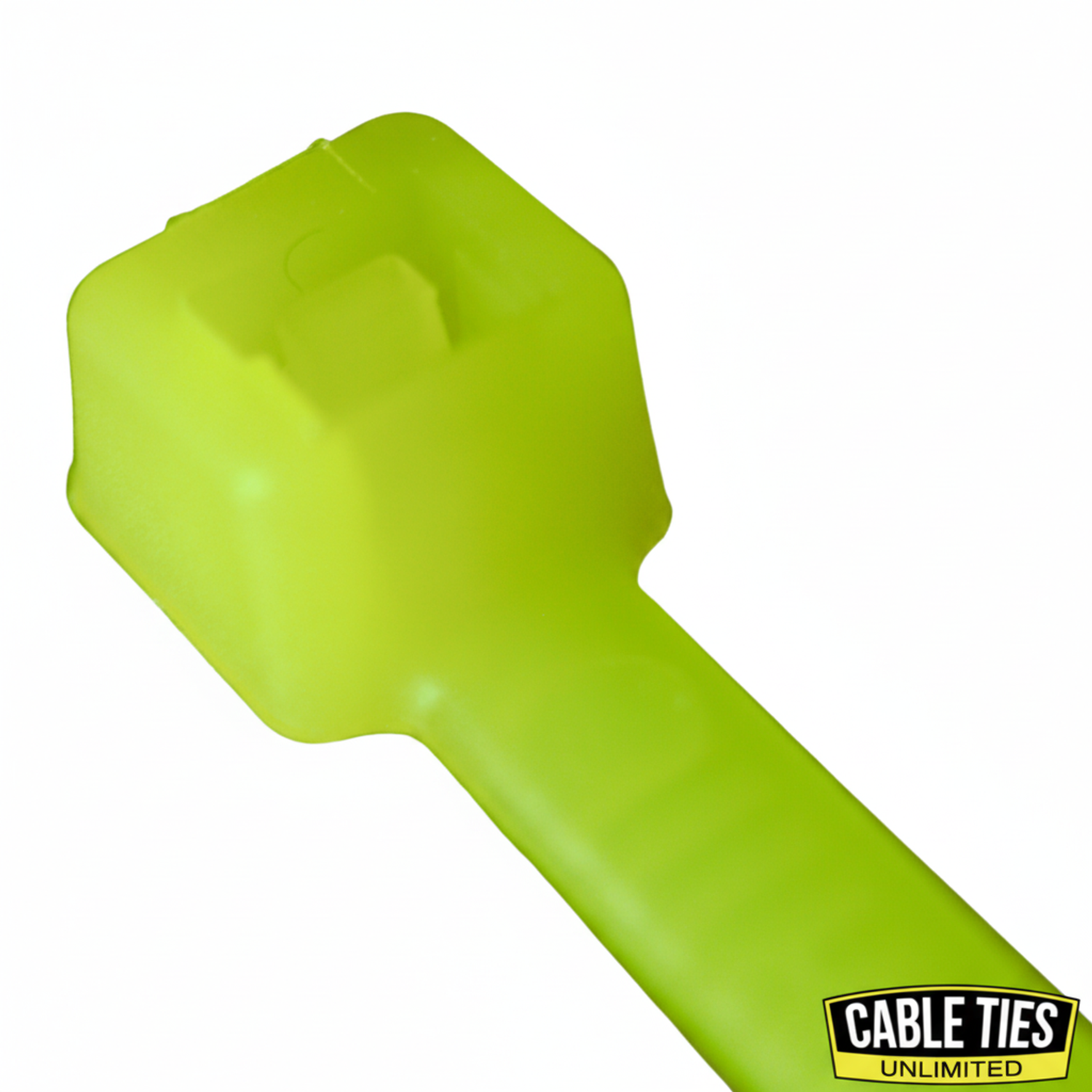 6" 40lb Florescent Green Cable Ties 100/bag Part # C6-40-Flor Green 1